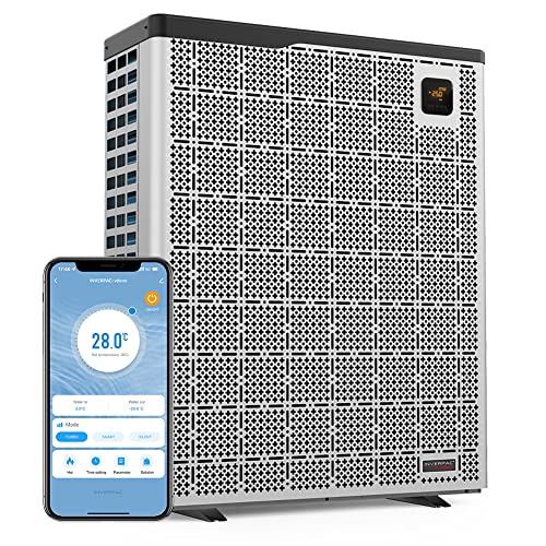 INVERPAC PX Pompe à Chaleur de Piscine Full-Inverter avec Commande WiFi pour piscines jusqu'à 140m³, Puissance de Chauffage de 30kW - Faible consommation d'énergie et dégivrage Automatique.… Cover