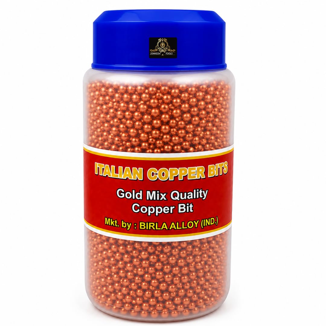 Johnson Tools Imported Quality Shiny Pure Round Italian Copper Small Balls/bolls (Gold Mix Quality 500 Gram)-image-19
