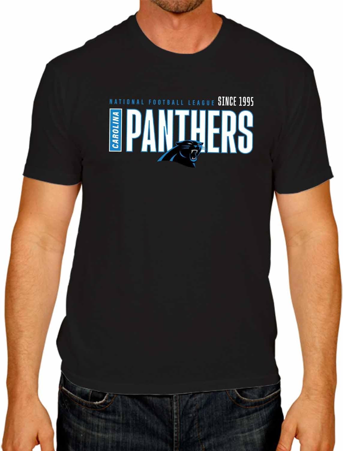 NFL Adult Modern Endzone Tag-Less T-Shirt, Unisex Football Tee, Soft Cotton, Officially Licensed