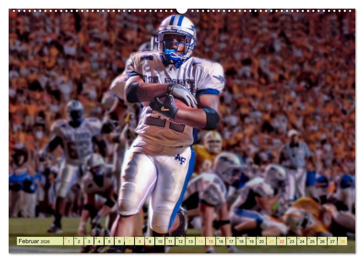 American Football - Taktik und Athletik (Wandkalender 2026 DIN A2 quer), CALVENDO Monatskalender: Teamsport der Extra-Klasse. (CALVENDO Sport)