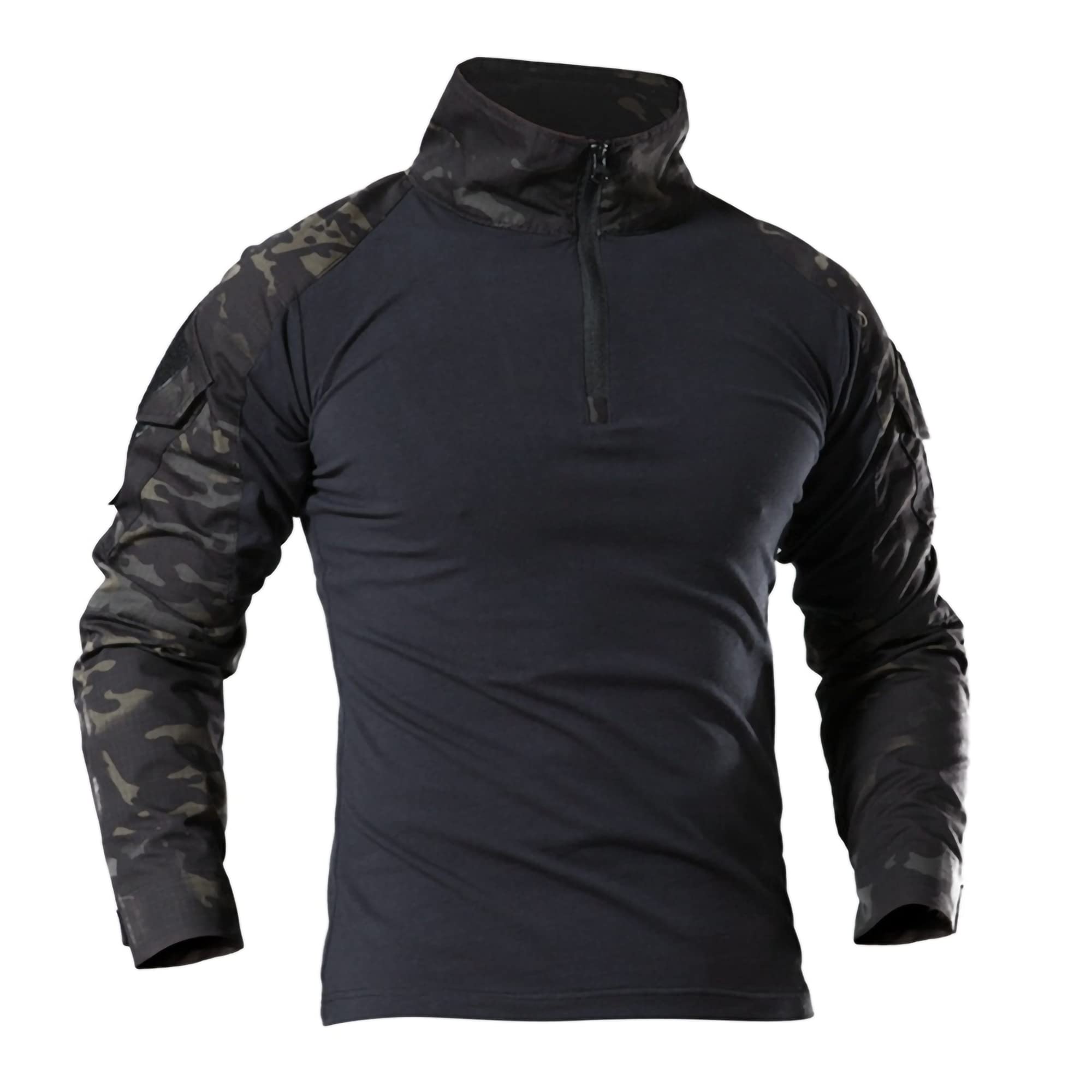 Tenue Airsoft Uniforme Militaire Tactique Pantalon de Combat Poches Multiples Pantalon et Tactical Chemise pour Paintball Chasse Tir BDU