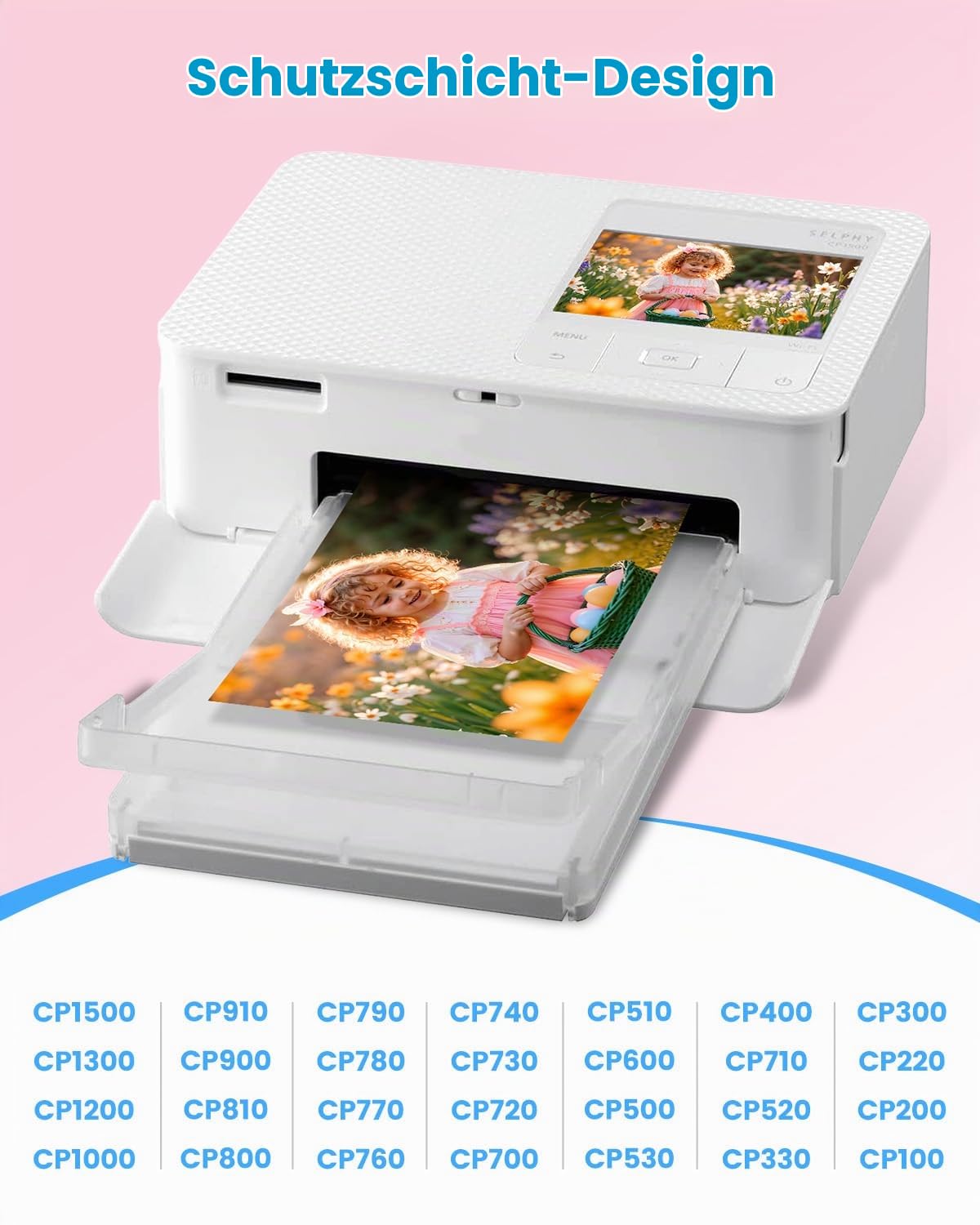 Ersatz für Canon Selphy CP1500 Fotopapier Papier und Patrone 6 x 4 Zoll