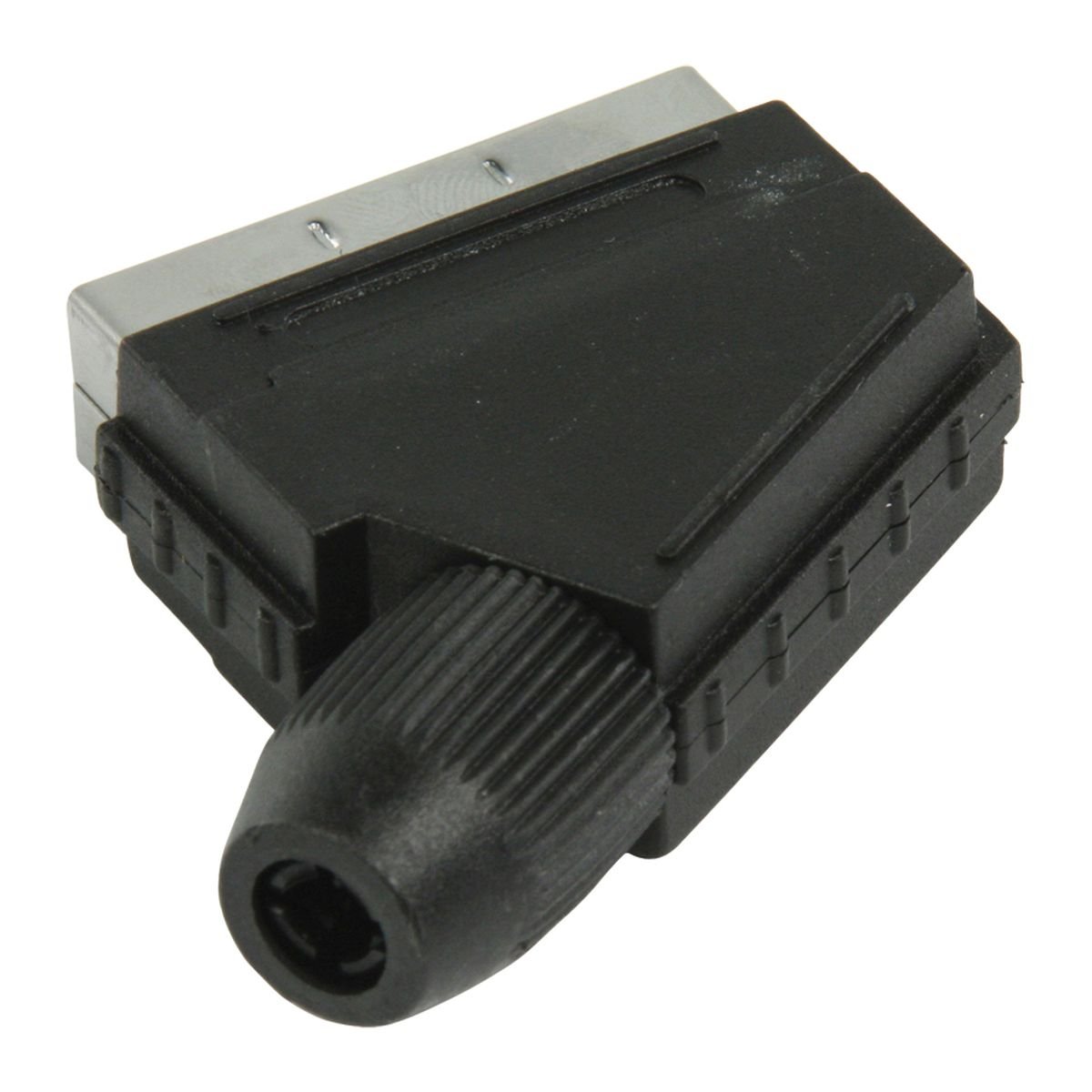 Valueline VLVP31990B SCART Noir connecteur de Fils - Connecteurs de Fils (SCART, Noir, 11 cm, 120 mm, 25 mm, Sac)