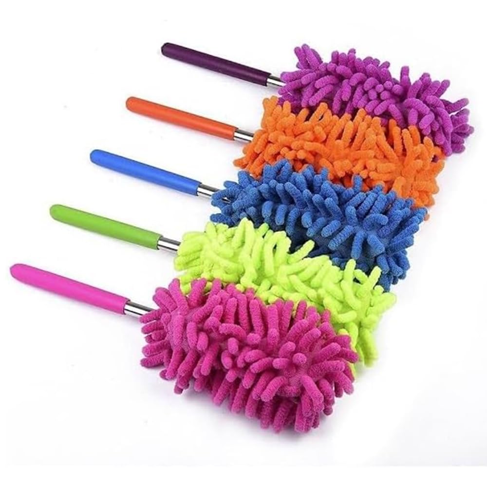 One Best Deal Assorted Obd 1 X Feather Duster Extendable Microfiber With Scratch Resistant Pole For Cleaning High Ceiling Fans Cobweb Windows And Cars