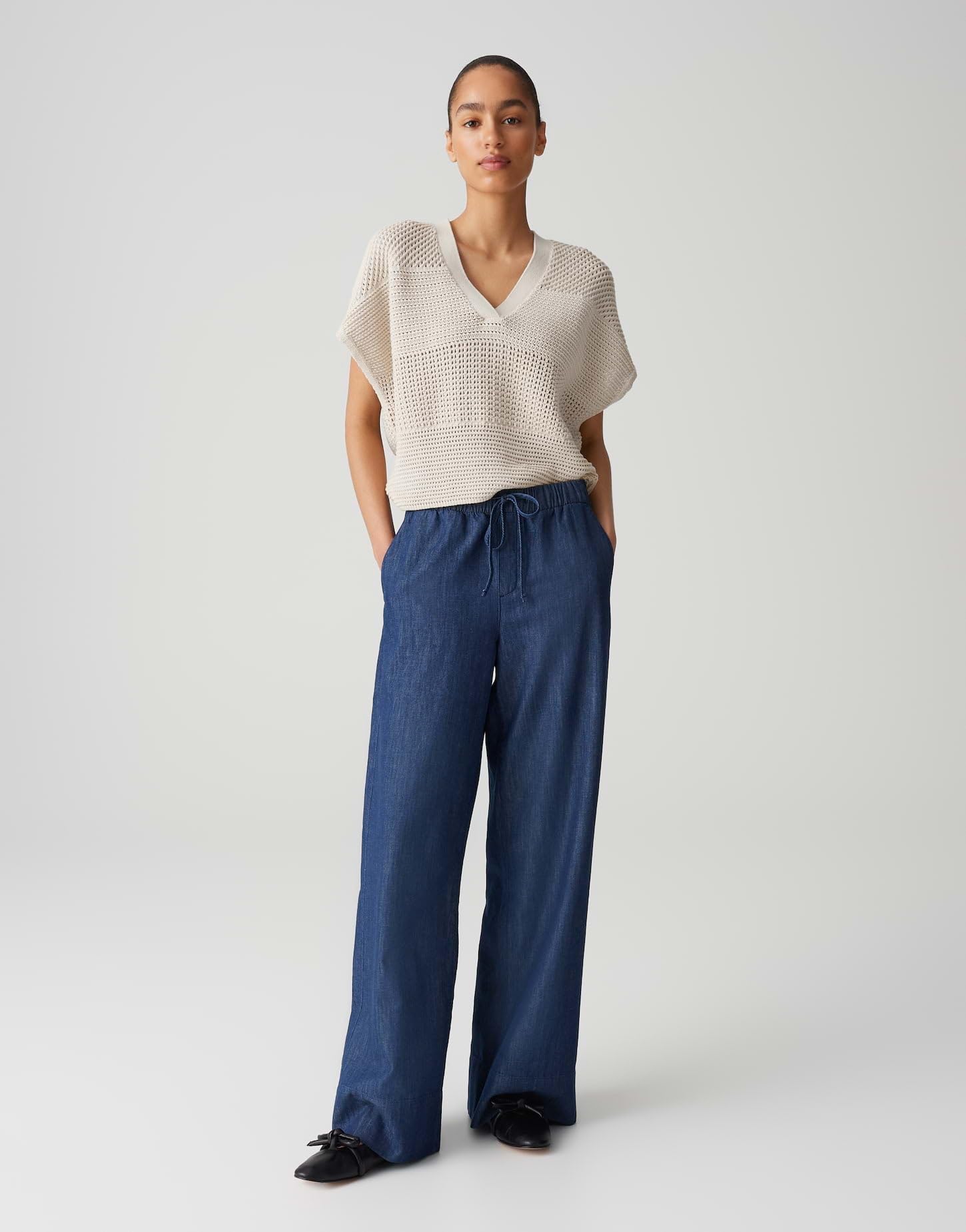 OPUS Damen Pullover | PEKINA Loose Strickshirt aus nachhaltiger Baumwolle