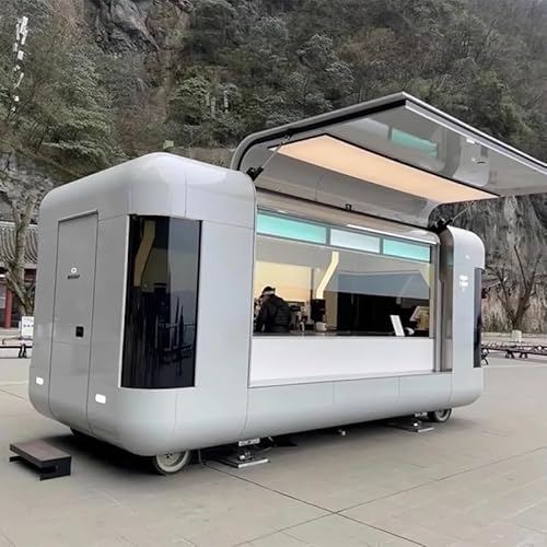 Compact Food Trailer with High Efficiency Workflow Durable Build and Smart Brand Surfaces for Fried Chicken Ice Cream Coffee Cake and Burger Vendors Operating in Local Markets and Food Truck Zones