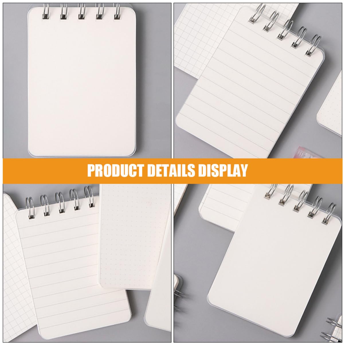 Operitacx 5 Ensembles Mini Bloc Notes Spirale Portable De Cahiers De Poche Lignés Vides Pour Plans Et Mémos Pour Étudiants Et Usage 4 Pièces * 5