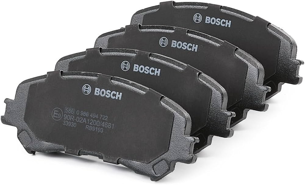 Bosch BP737 - Pastiglie Freno Anteriori Per Auto - Set Da 4 Con Accessori - Qualità Originale, Silenziose, ECE-R90 - 4