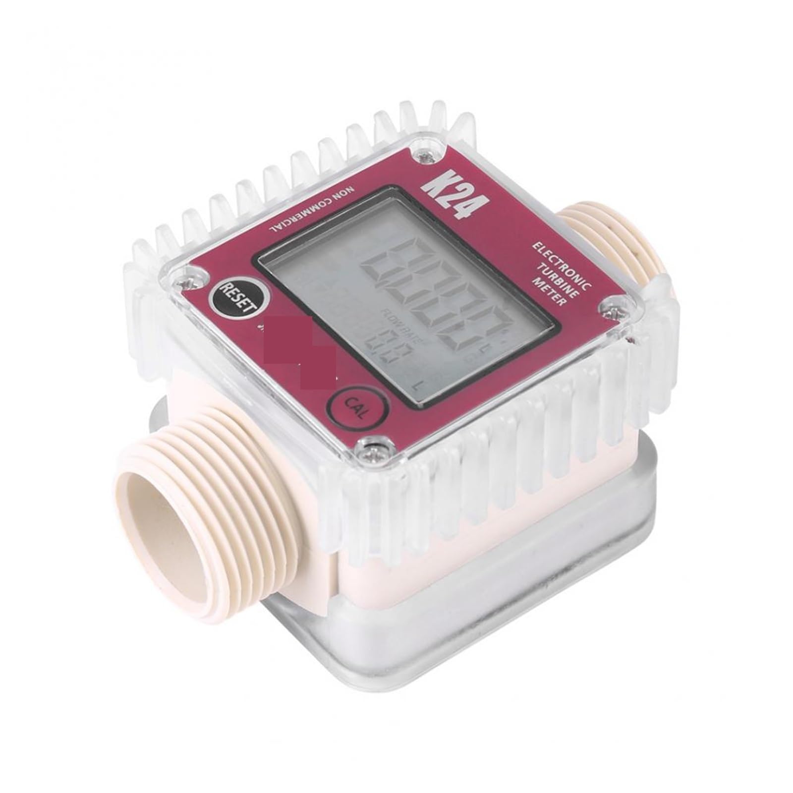 Medidor de Flujo de Agua, Controlador cuantitativo de Flujo con Pantalla Digital DN25, Sensor de Flujo de Agua de 1 ", Uso de válvula solenoide for controlar y Mostrar el Flujo de líquido