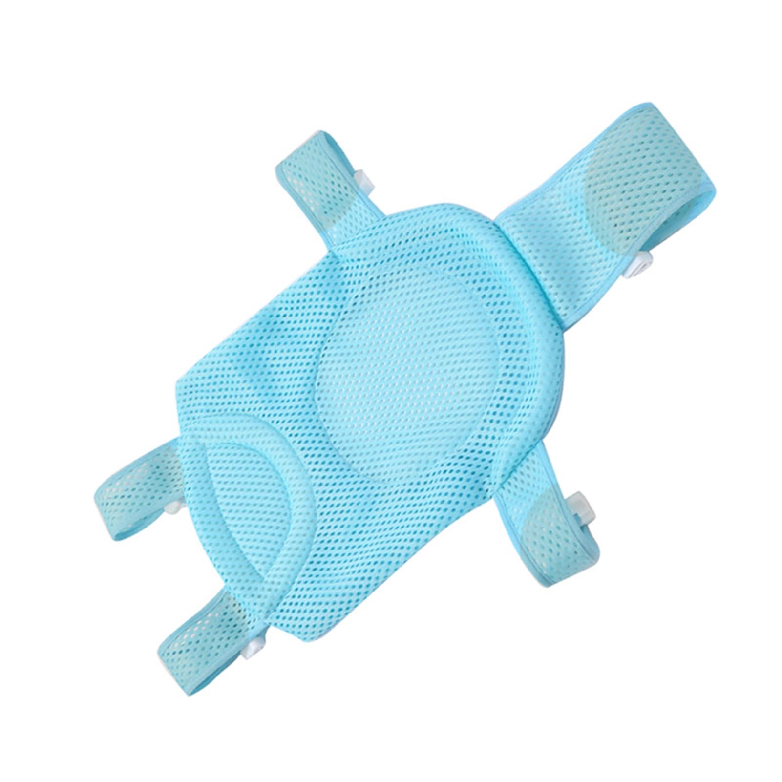 Baby Bath Net Slip Proof Mesh Comfortable Baby Bath Seat Support Net with 5 Safety Support Corners for