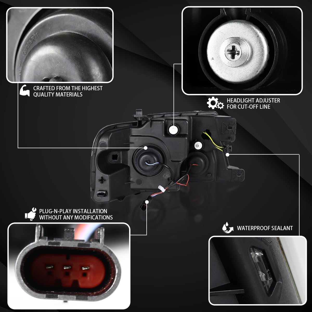 Amazon.com: Autozensation Compatible with 2004-2008 Ford F