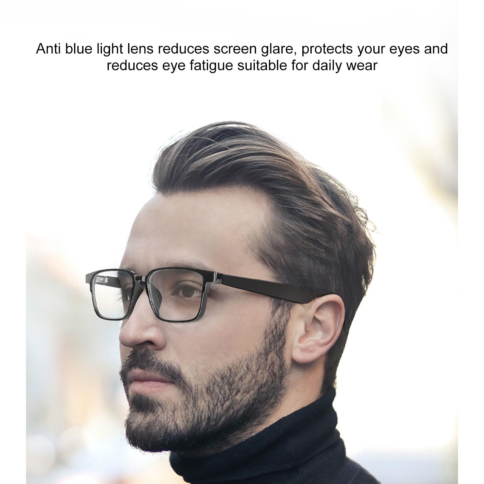 Diyeeni Bluetooth Audio Smart Glasses, Sunglasses for Women and Men, Voice & Touch Control, Blue light Filter & Polarized Lenses, IPX4 Waterproof, for IOS (with Polarized Lenses)