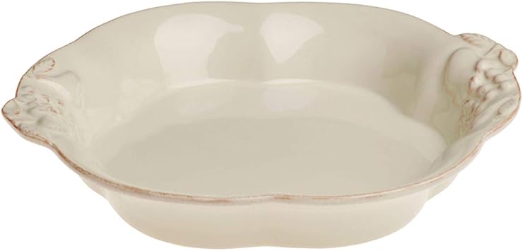 Casafina Ceramic Stoneware Soup & Pasta Bowl - Madeira Harvest Collection, Vanilla Creme | Microwave & Dishwasher Safe Dinnerware | Food Safe Glazing | Restaurant Quality Tableware