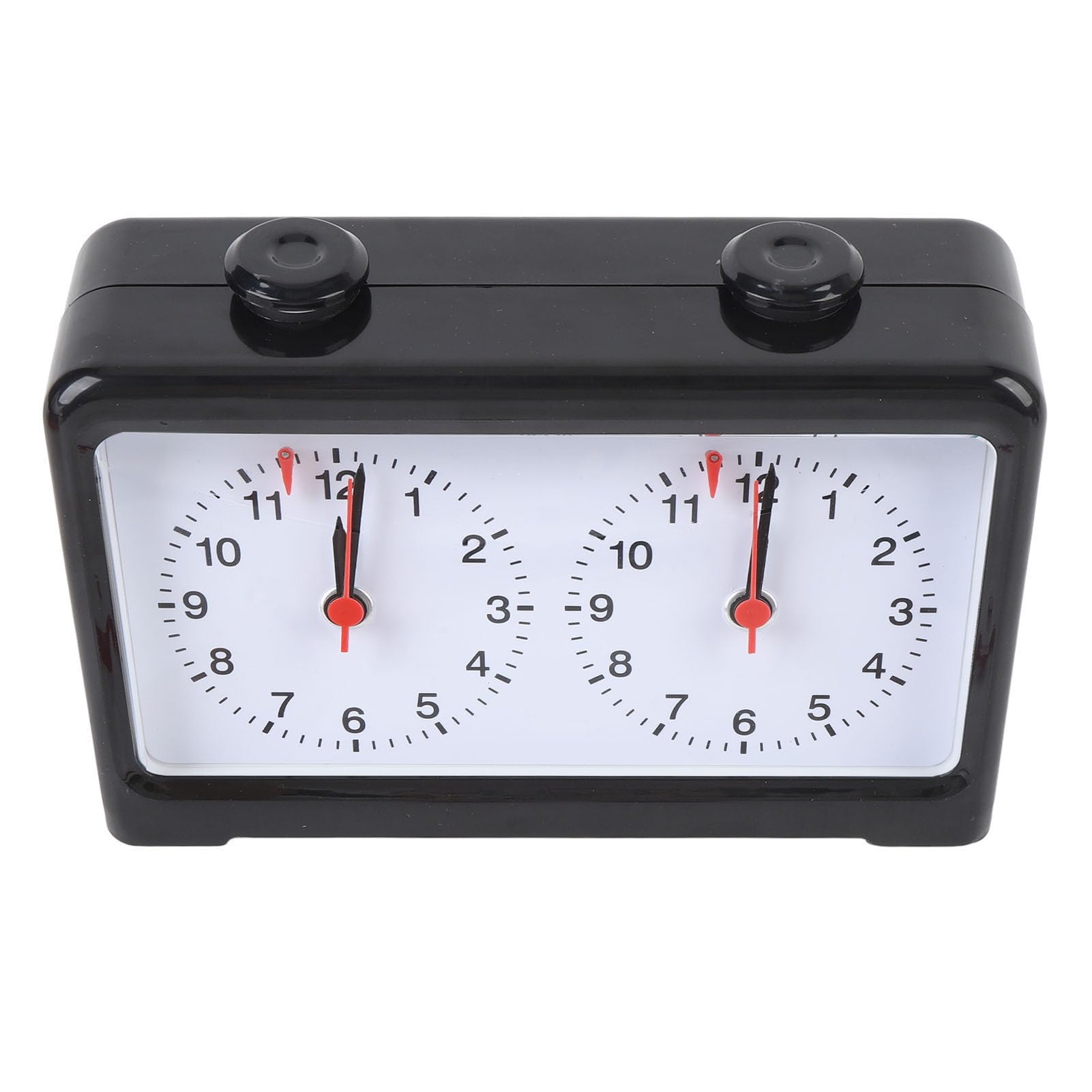 AMONIDA Orologio da Scacchi Meccanico Elegante Timer Silenzioso Ad Alta Precisione per Competizioni di Scacchi Design Elegante Materiale ABS