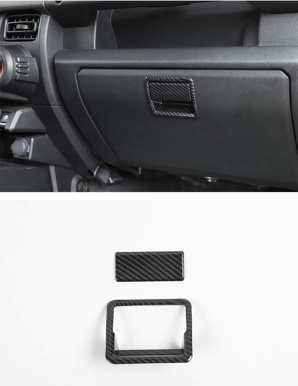 Jimny ABS Car Co-Pilot Glove Box Handle Covers, Storage Box Switch Handle Decorative Cover for Suzuki Jimny 2019-2020