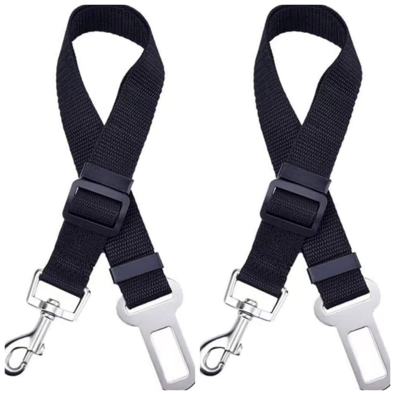 MAIN Adjustable Dog Car Safety Seat Belt - Harness Dog Seatbelt Safety Lead - Cat & Pets (BLACK) — view 6