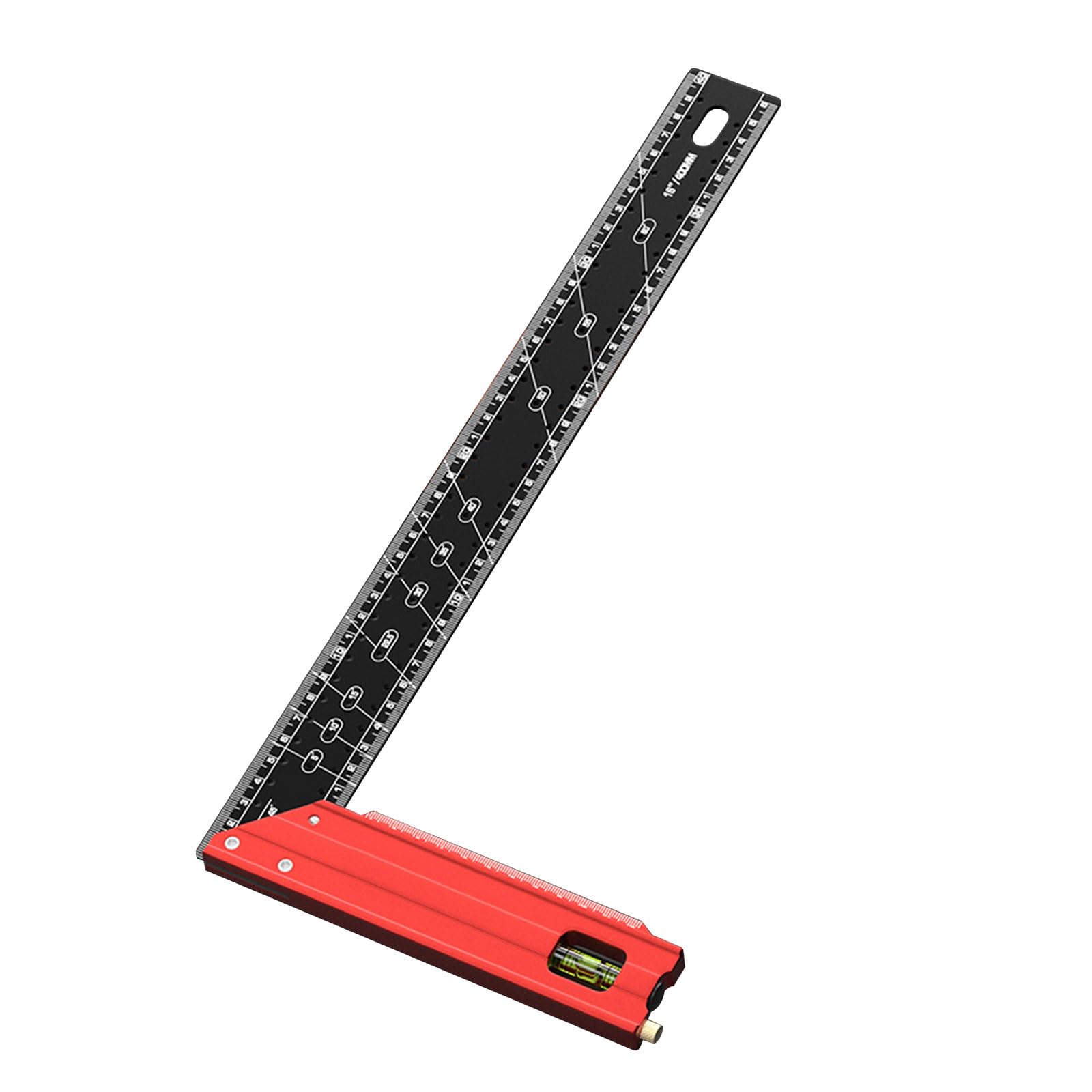 Équerre de menuiserie professionnelle de précision, plusieurs angles, outil de mesure, équerre de combinaison pour un marquage précis et un dessin, équerre de combinaison générale