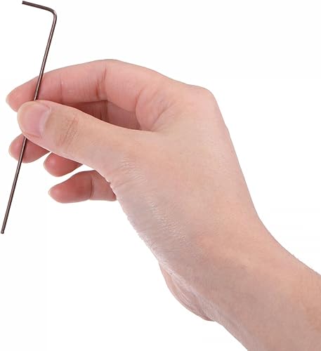 Miniatura 10 de uxcell llave dominante del hex. del extremo de la bola de 32.8 ft m, herramienta de reparación de acero en forma de L del brazo largo S2, métrica