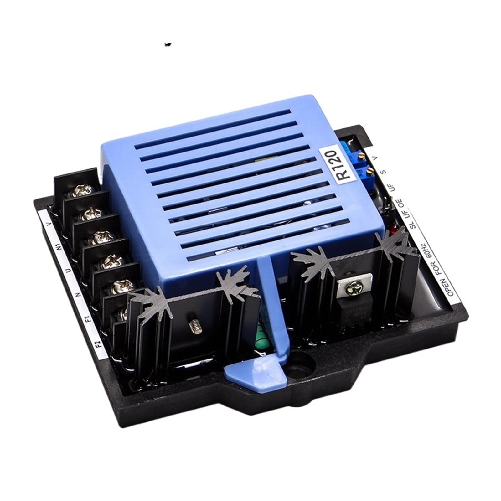 Generador sin escobillas AVR R120, regulador de Voltaje automático electrónico, estabilizador Grupo electrógeno, 1 Unidad