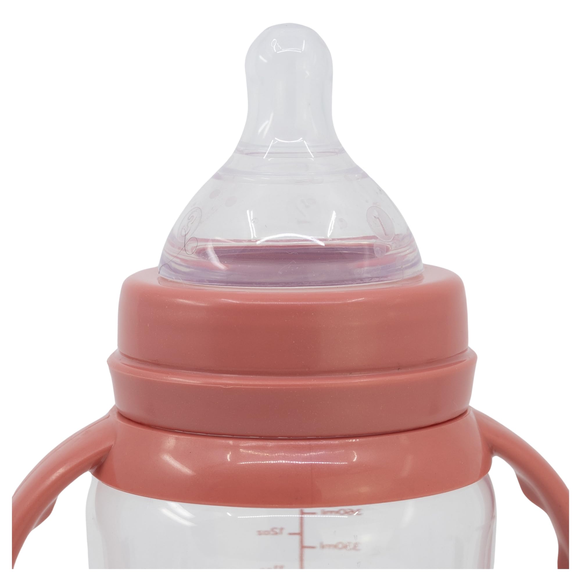 STOR Biberon con Manici Minni 360ml Collo Largo Tettarella Silicone 3 Posizioni Disney Baby Sistema Anti-Coliche Senza BPA 0 Mesi Plus