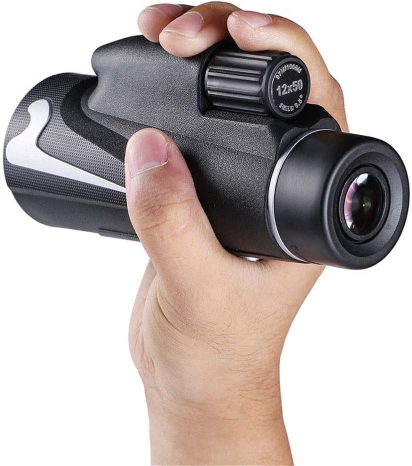 単眼鏡 望遠鏡 屋外のHDナイトビジョン単眼携帯電話カメラの望遠鏡 コンサート バードウォッチング 星空観察 (Color : Bl