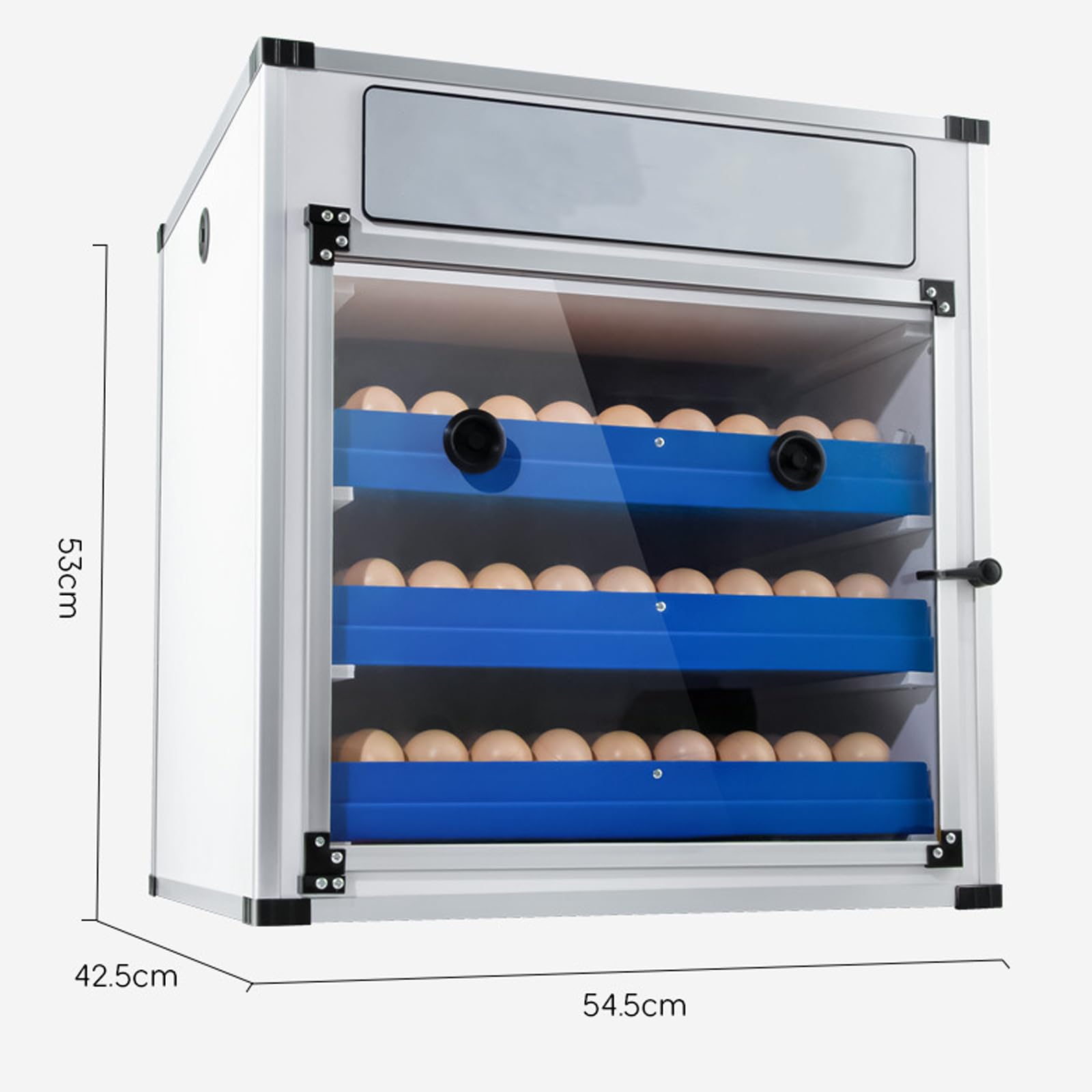 Automatyczny Inkubator Do Jaj Z Kontrolą Temperatury I Wilgotności, Duży Cyfrowy Wylęgarnia Drobiu, Do Jaj Kurcząt, Kaczek, Gęsi, Gołębi(Size:204 eggs)