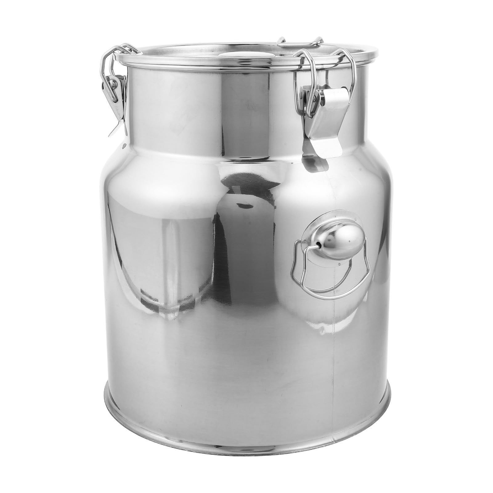 Contenedor de Leche de Acero Inoxidable 304, 6 L, Tapa Hermética