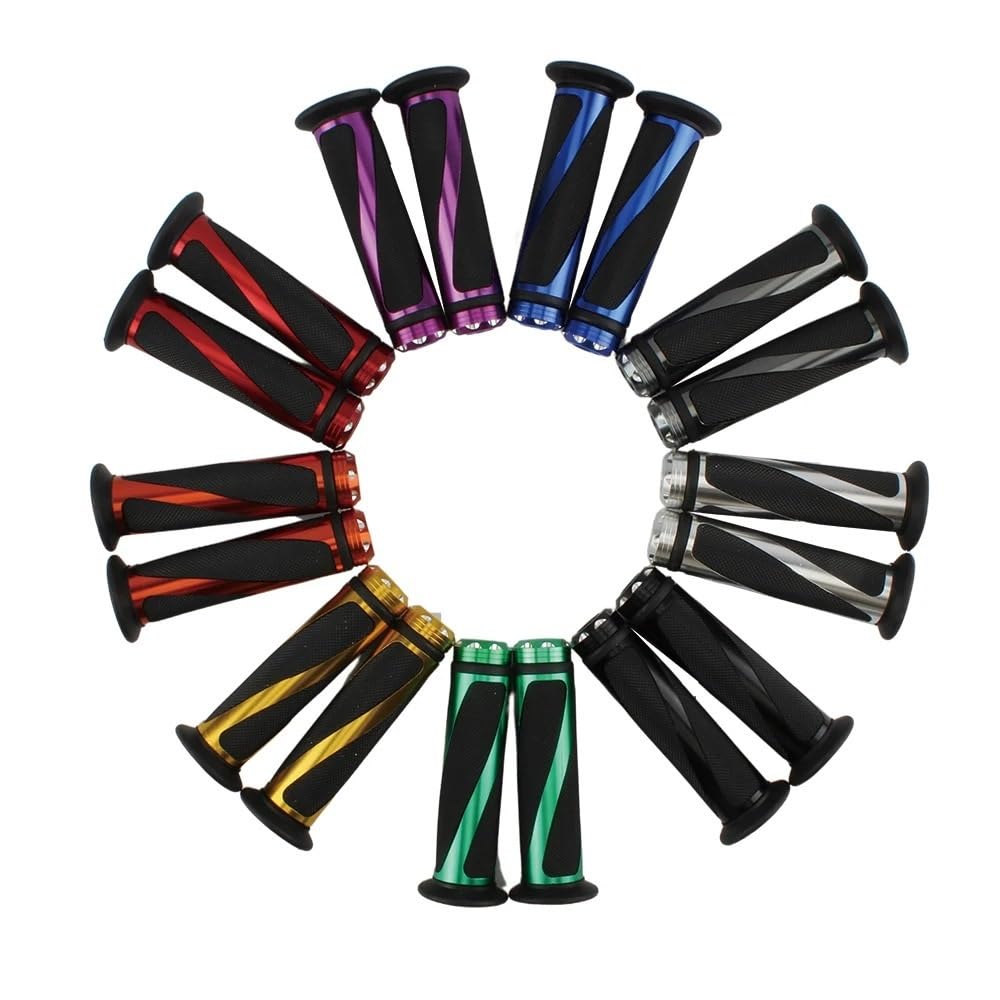 Poignée de Guidon Universelle 7/8" (22 mm) usinée CNC pour Moto, Scooter, vélo électrique et