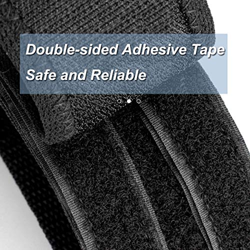 Qeedy Bike Pedal Straps Pedal 2 Pieces Universal Bicycle Feet Strap Pedal Straps Toe Clips Straps Tape for Fixed Gear Bike (Blue) - Thumbnail 2