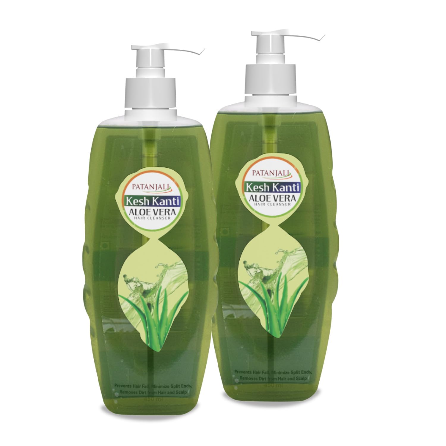 Patanjali Kesh Kanti Aloevera Shampoo 450ml, Herbal Hair Cleanser for Dandruff Control (Pack of 2)-image-27