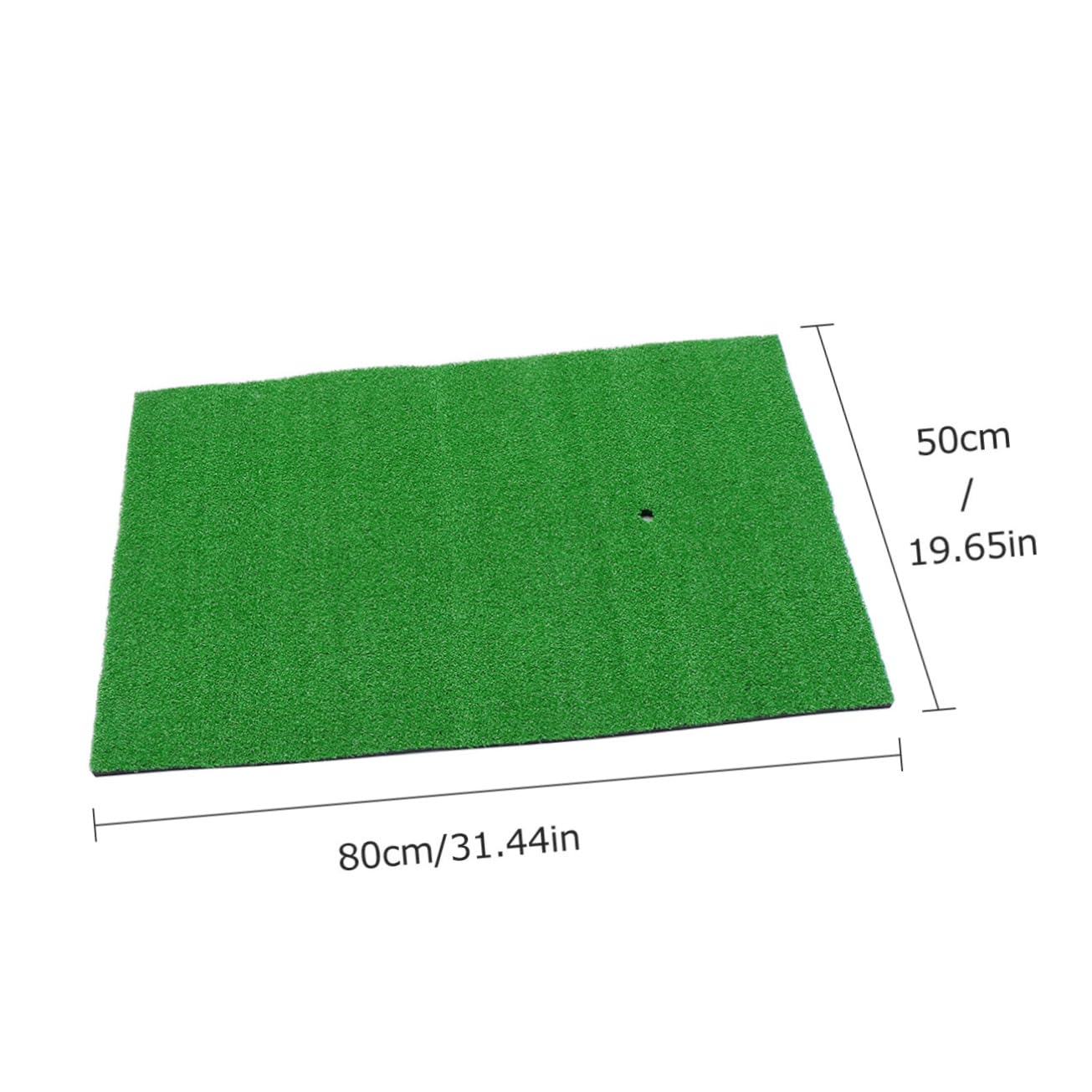Abaodam Portable Golf Hitting Pad Practice Mat for Use Durable Artificial Turf for Daily Sports Supplies for Beginners to Simulate Realistic Grass Feel
