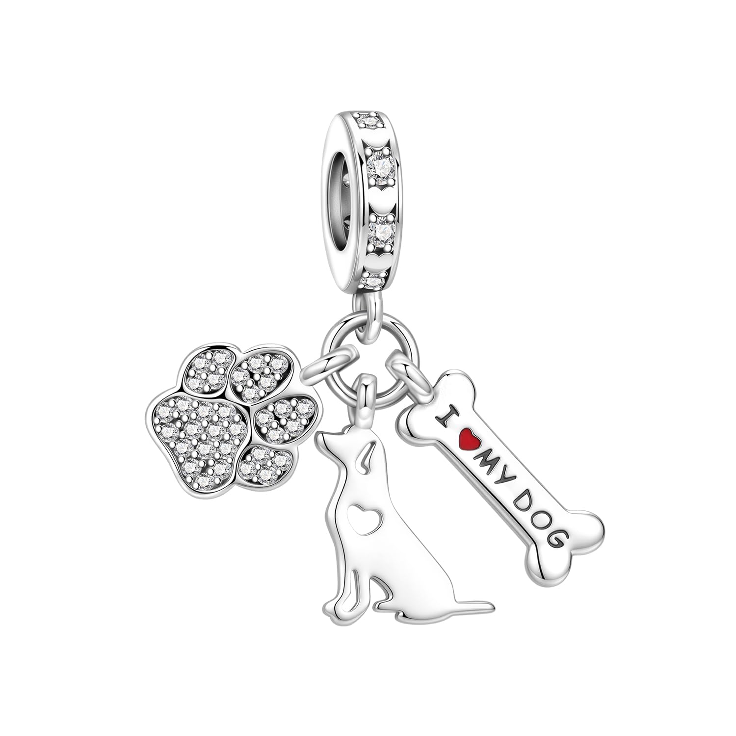 CYCUFF 925 Sterling Silver Charms Ideal for Charm Necklaces, Pendant Beads for Bracelets Jewelry for Women Family Friends