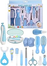 Baby Nail Trimmer Electric Baby Nail Clippers with Light Newborn Infant Toddler or Adults 6 Grinding Pads Kids Nail Care Trimmer (Multi-Color-Blue-Pink) Pack of 1