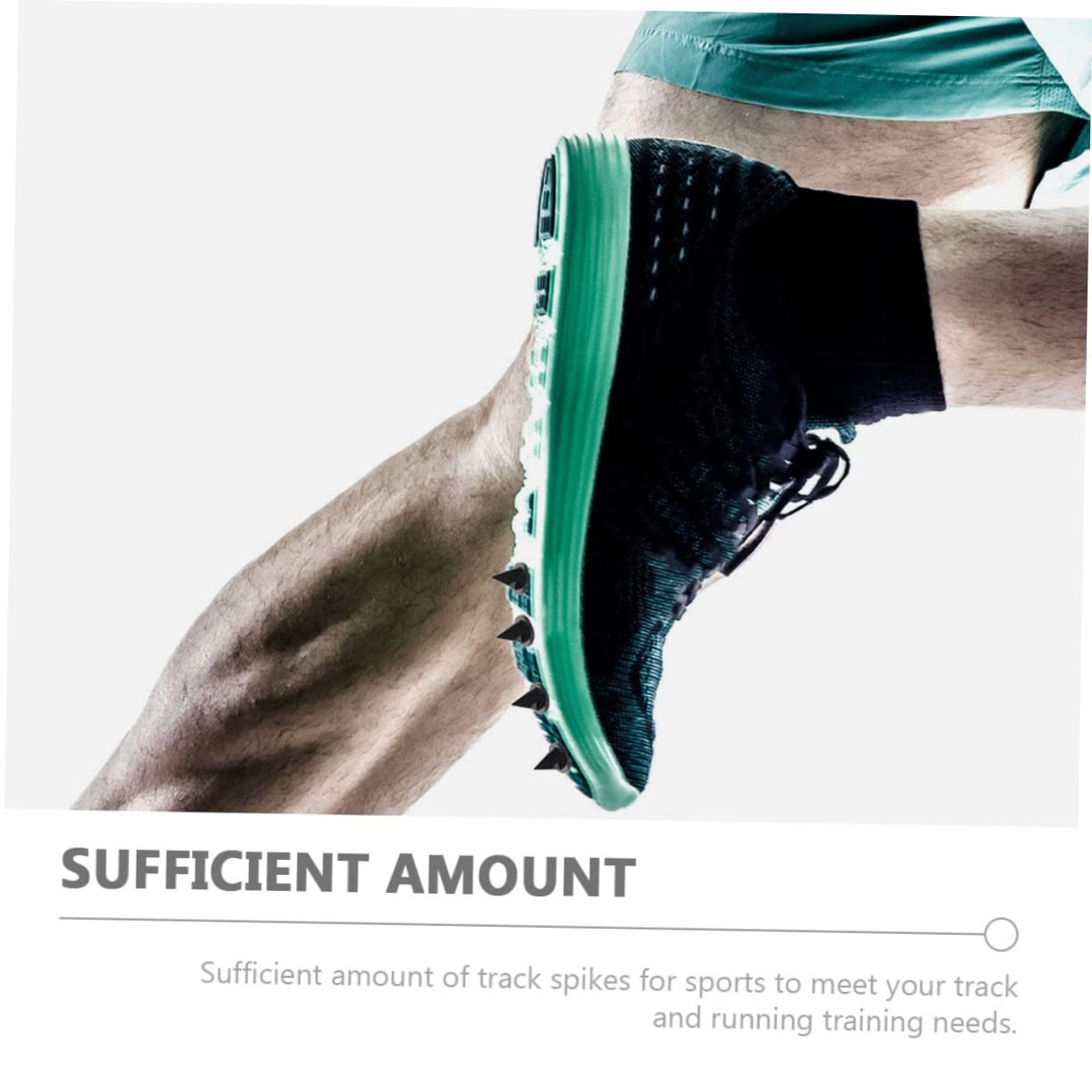 Kisangel 250piezas Clavos De Atletismo De Acero para Zapatillas con Llave para Instalación Púas Antideslizantes para Correr Salto y Actividades Deportivas Al Aire