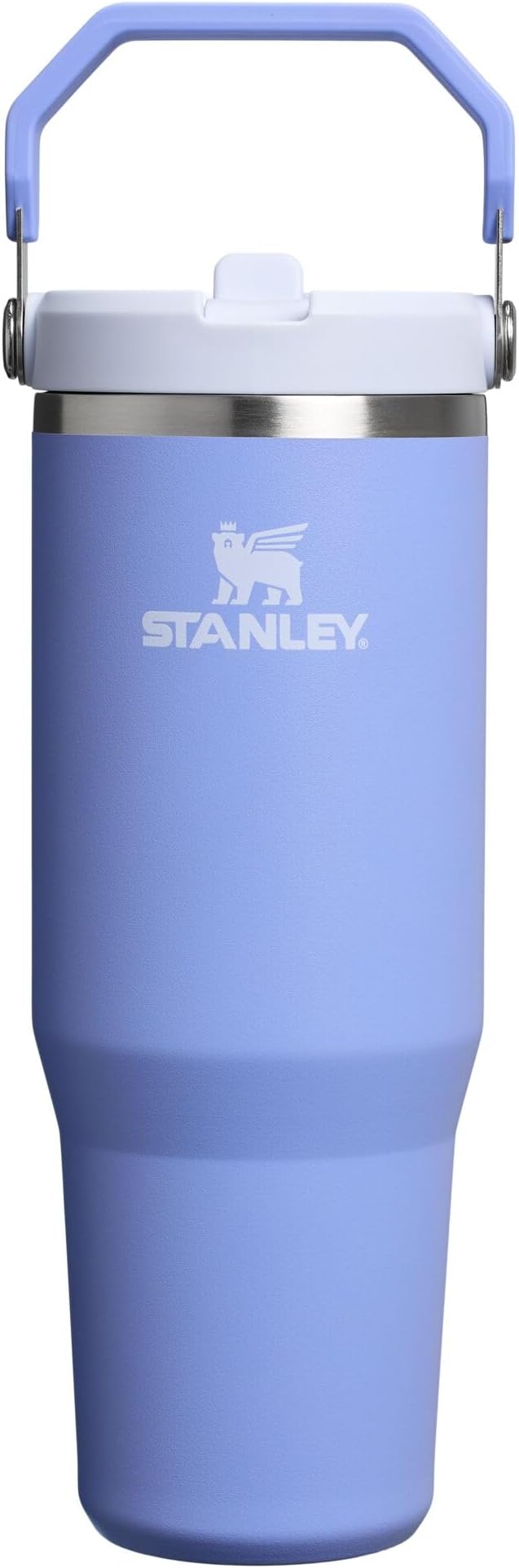 IceFlow 2.0 Flip Straw Tumbler with Handle 30 oz | Twist On Lid and Flip Up Straw | Leak Resistant Water Bottle | Insulated Stainless Steel | BPA-Free | Hydrangea
