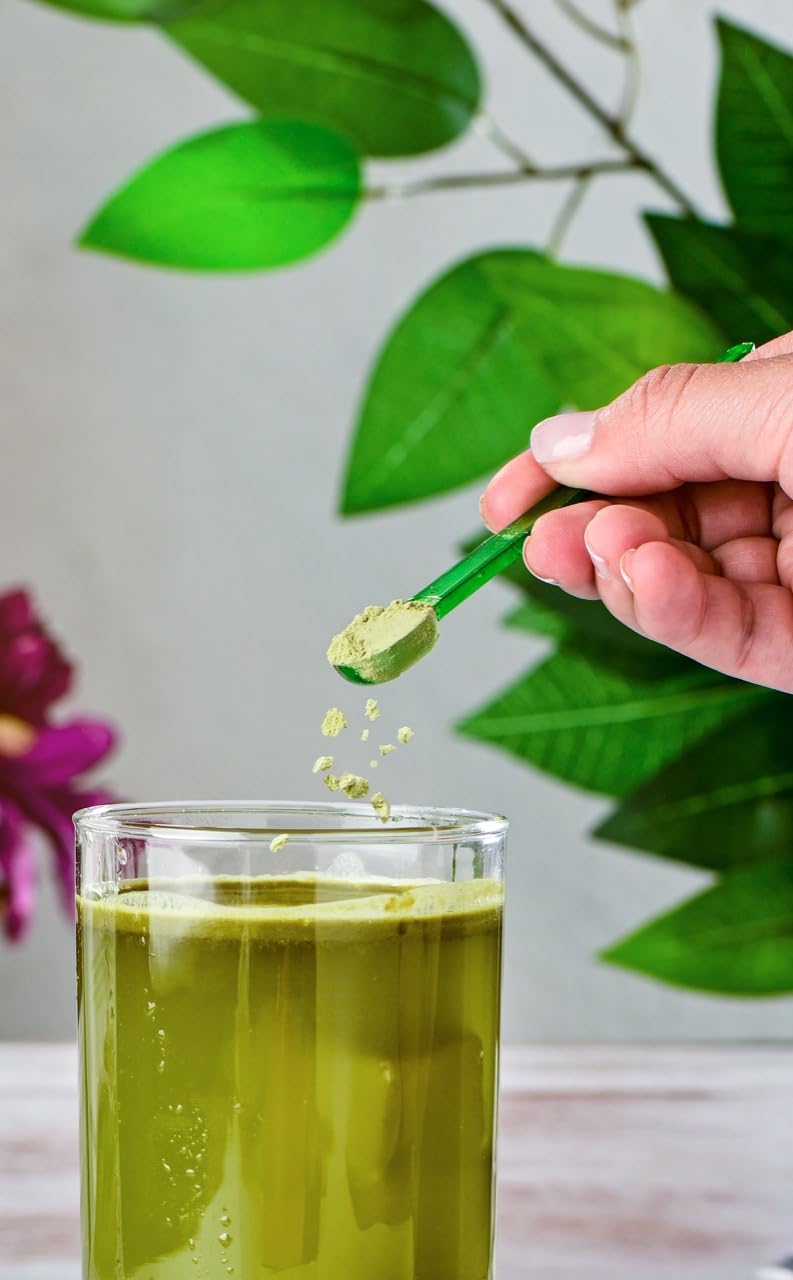 T Deluxe Ceremonial Grade Matcha Tea with Zesty Lemon Ginger Premium Japanese Instant Powder Blend Sweetened with Stevia — view 7