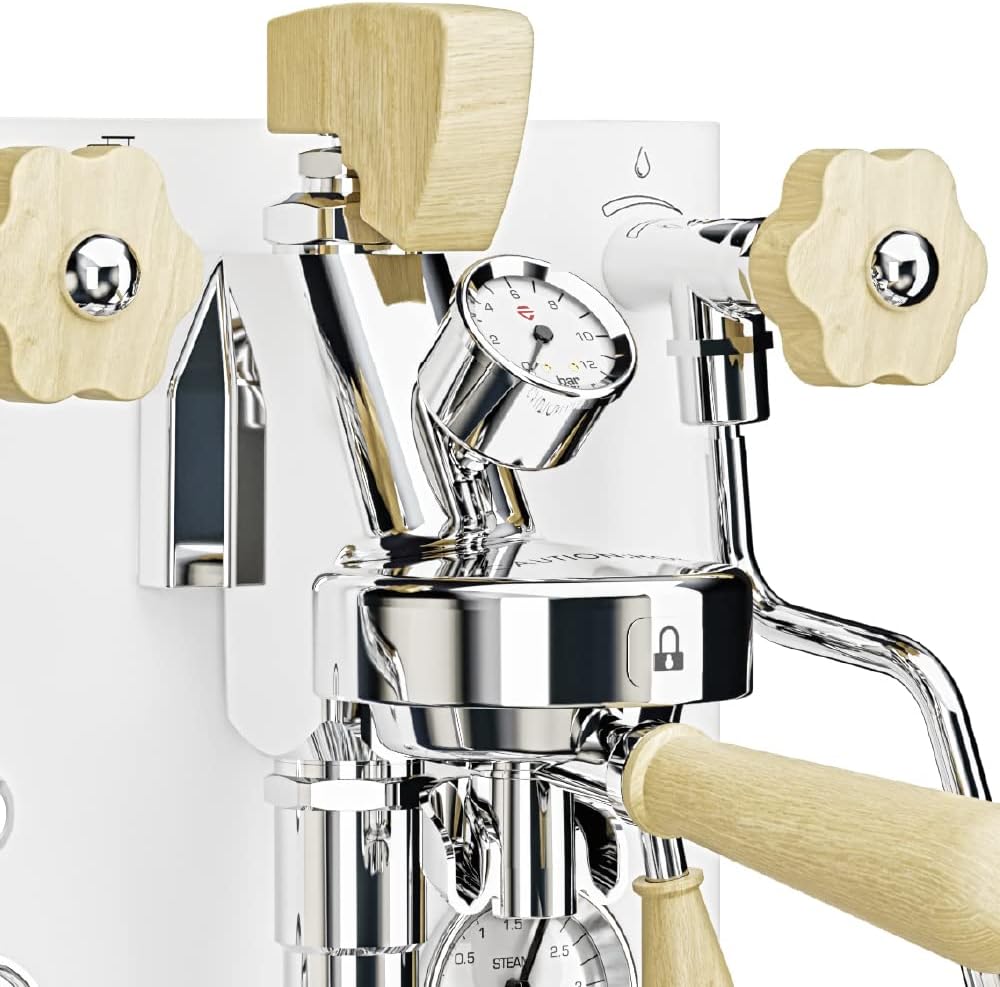 Lelit Bianca PL162T-EUCW, Macchina da caffè prosumer bianca con gruppo L58E e paddle, dual boiler e LCC per gestire tutti i parametri Lelit Bianca PL162T-EUCW, Macchina da caffè prosumer bianca con gruppo L58E e paddle, dual boiler e LCC per gestire tutti i parametri