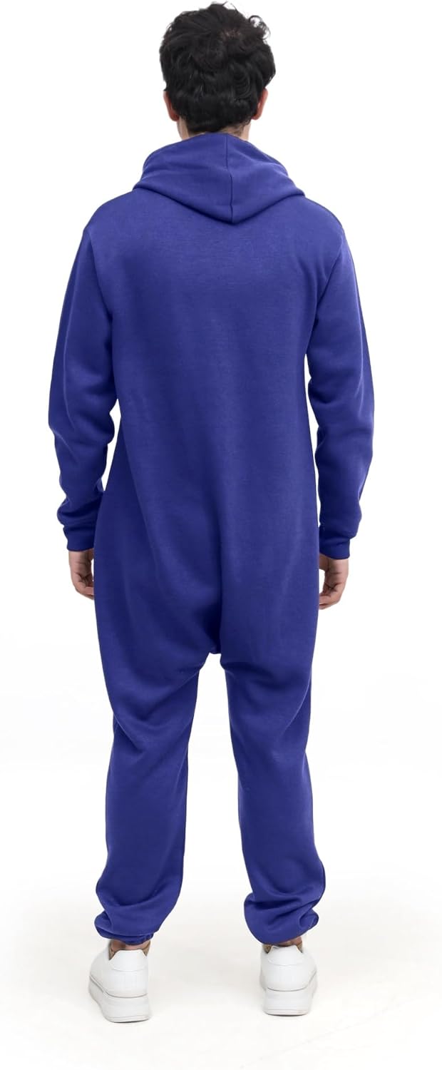 Adult Onesie Pajama for Men & Women | One Piece Hooded Jumpsuit, Ultra Soft Fleece | Loungewear, Sportwear - Image 2