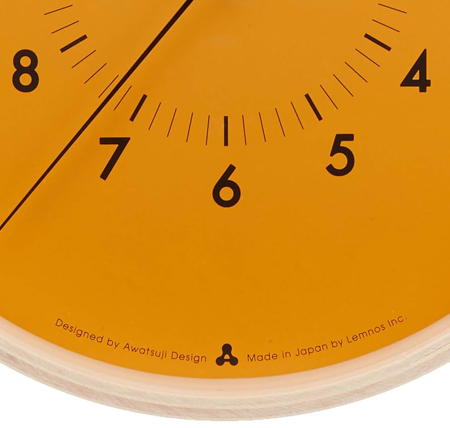 Lemnos　CARA Lemnos CARA Wall Clock Orange MoMA Design Store Exclusive