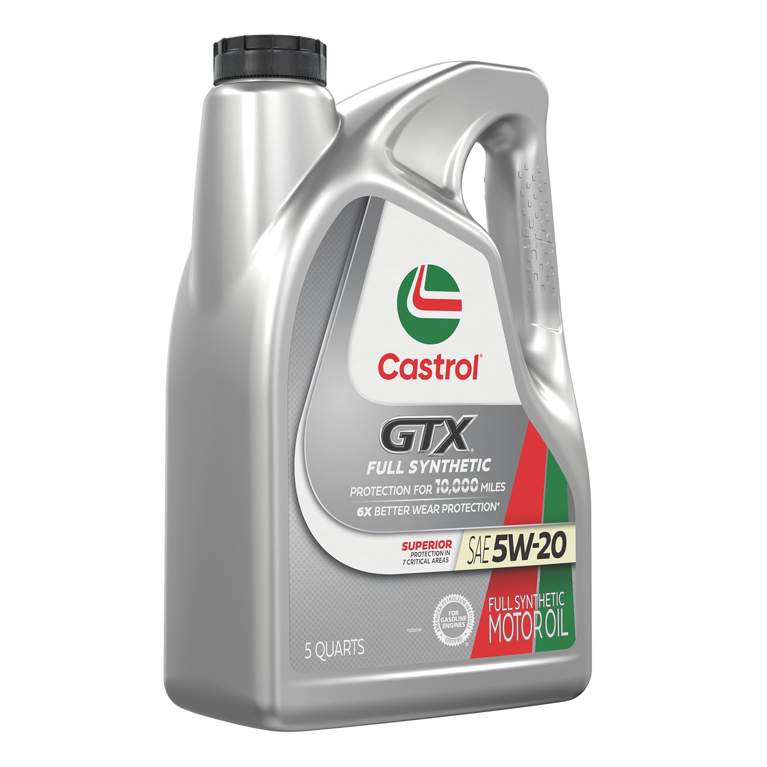Amazon.com: Castrol GTX Full Synthetic 5W-20 Motor Oil, 5 Quarts