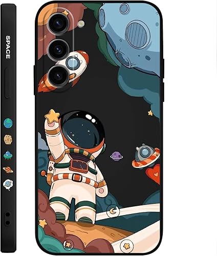 Miniatura 8 de Funda protectora suave para Samsung Galaxy S23 Plus, diseño de astronauta de dibujos animados, a prueba de golpes, anticaídas, funda protectora