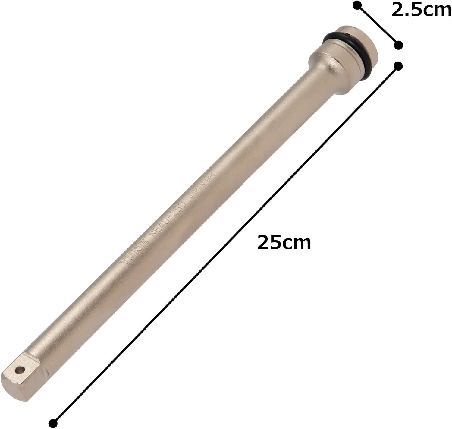 TONE Impact Extension Bar NE40-250 1/2" Inch Drive Overall Length 250mm