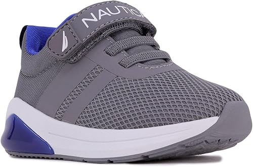 Miniatura 3 de Nautica Tenis deportivos para correr con luz intermitente para niños y niñas, modernos y divertidos para niños y niñas, disponibles en tallas