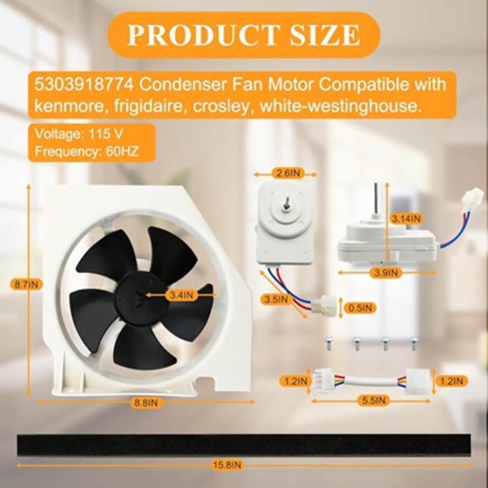 Ventilador de refrigerador, ventilador de metal y plástico