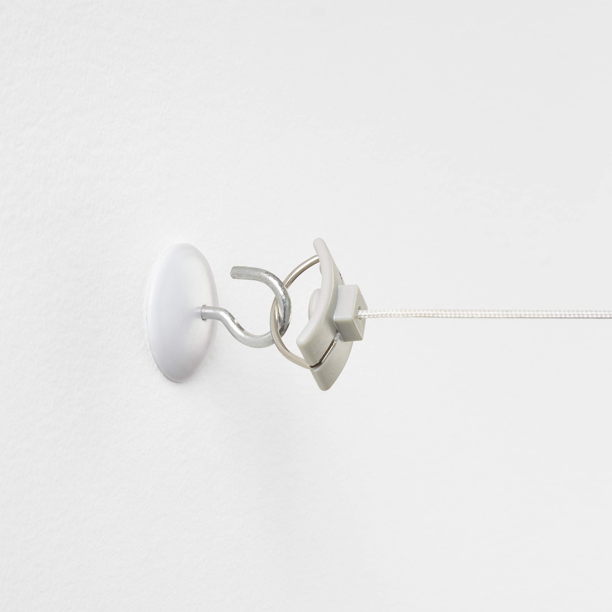 Rayen | Stendibiancheria allungabile | 4 stringhe indipendenti | Raccolta automatica delle corde | Stendibiancheria da interno ed esterno | 1 unità | 38,5 x 11,5 x 3,5 cm | Area di posa 20 m