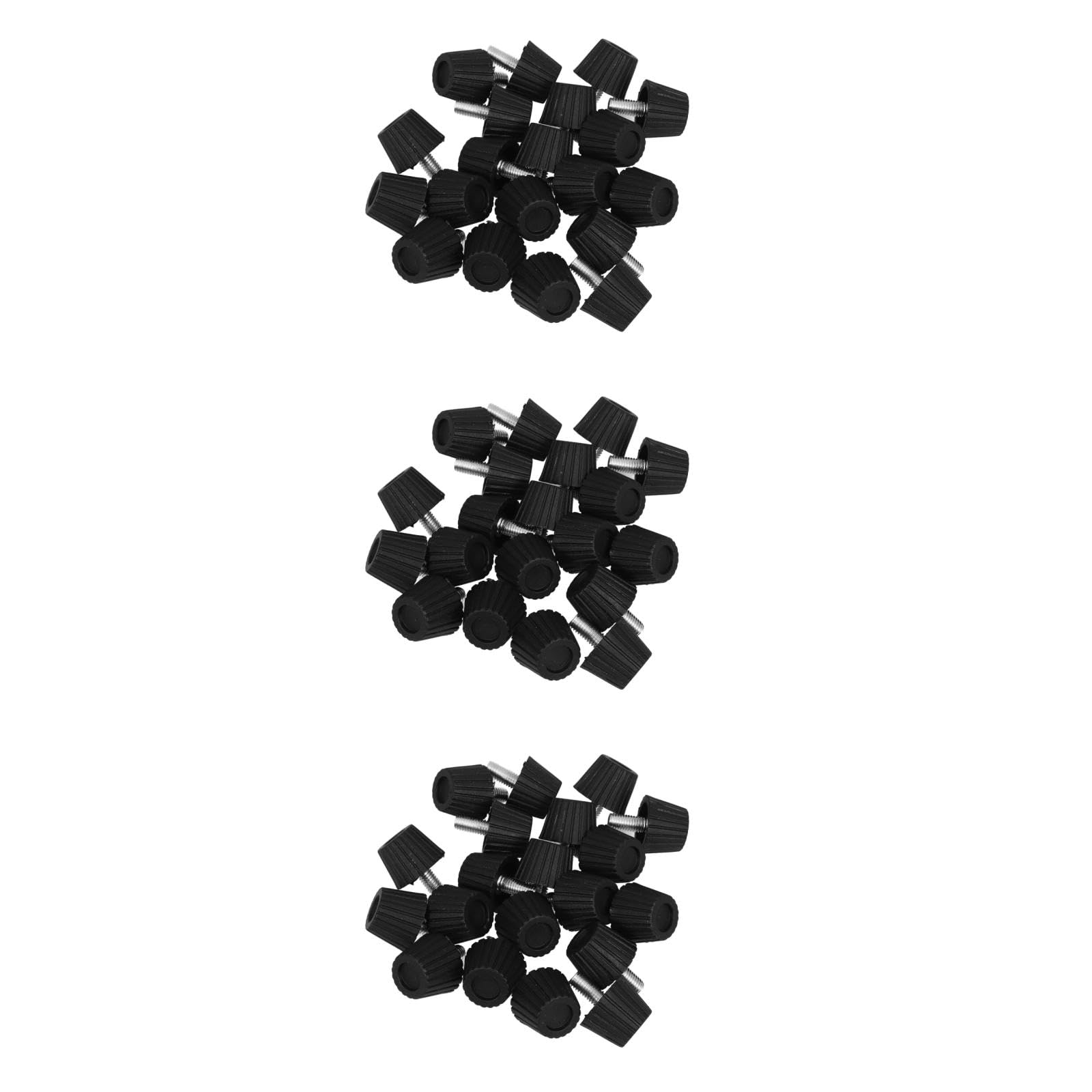 DOITOOL Hochleistungs-Nivellierfüße für Möbel 60Er-Pack Gummi-Möbelnivellierer Einschraubbare Stuhlfüße Gleiter für Stühle Tische Schränke Terrassenmöbel