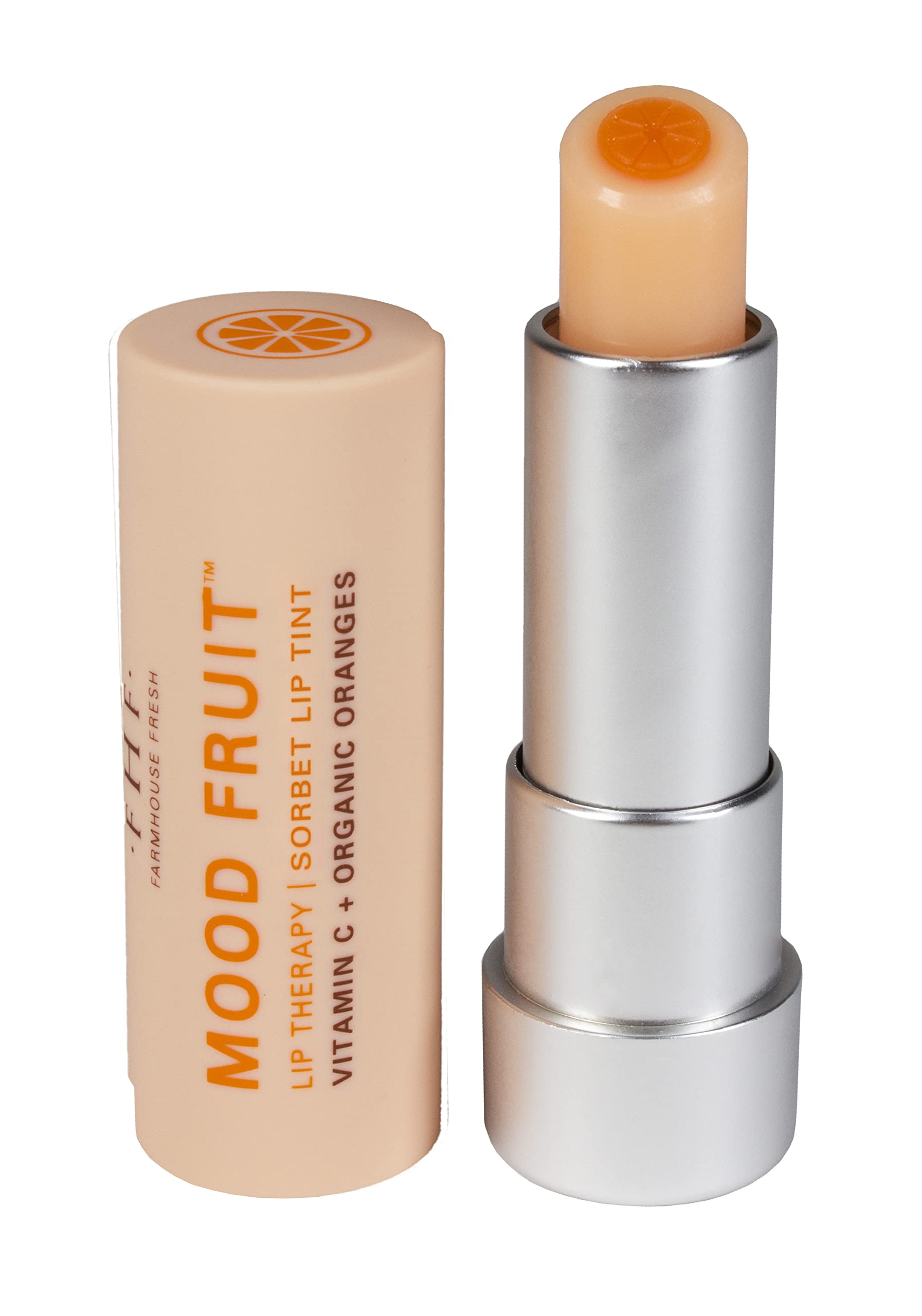 FarmHouse Fresh Orange Mood Fruit Lip Therapy, 0.12 oz.