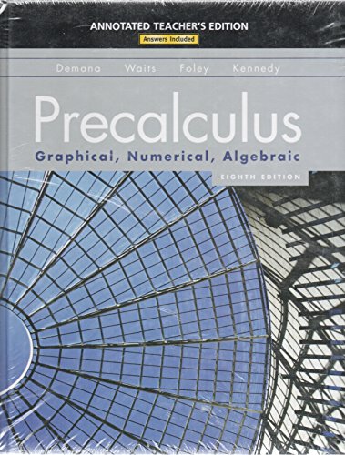Precalculus : Graphical, Numerical, Algebraic