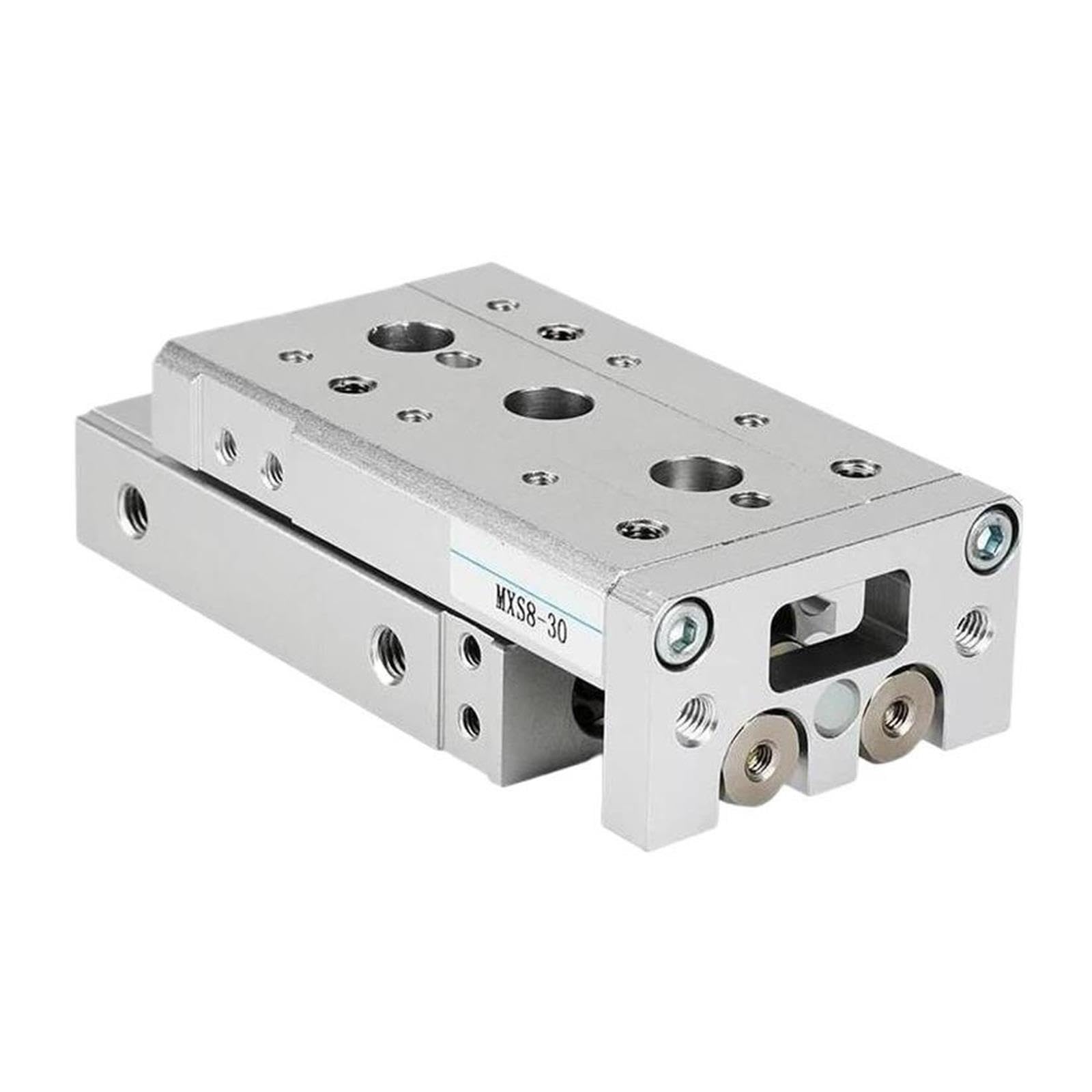 Cilindro MXS6 MXS8 MXS12 MXS16 MXS20 MXS25-10/20/30/40/50/75/100/125/150 mm Mesa Deslizante de Aire de Doble Efecto(-10,MXS25)