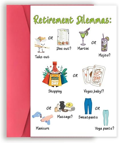 jubilación jubilarse disfrutar jubilado nuevo comienzo jubilado tarjeta de felicitación regalo regalo feliz divertido dulce futuro él sus mujeres